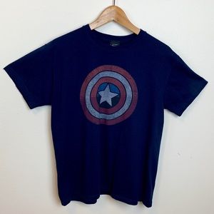 Marvel Captan America classic logo t-shirt